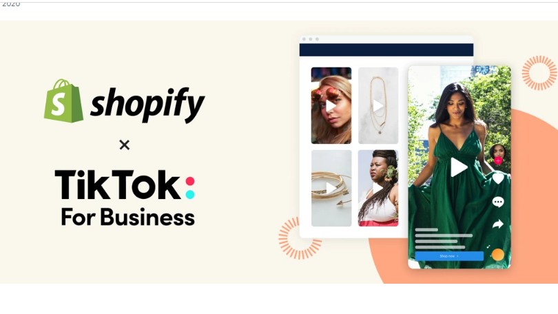Tiktok se alia con Shopify marketing digital noticias